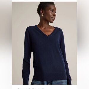 Quince Mongolian Cashmere V-Neck Sweater, NWOT, XS